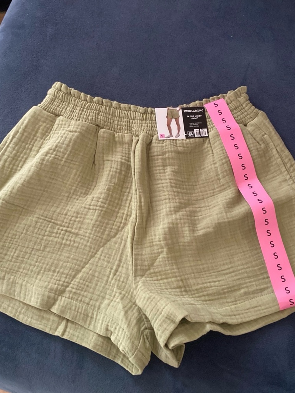 Billabong Sage Green High-Waist Women's Shorts